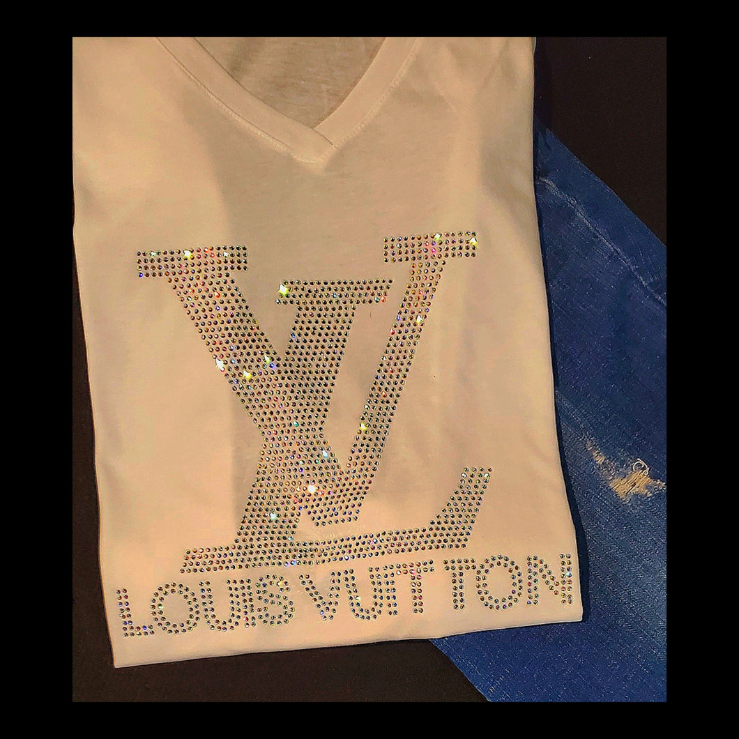 LV - Rhinestone Shirt